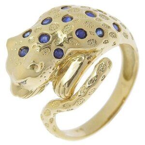 Panther Ring K18 yellow gold #7.0(US Size) 6.5g Women